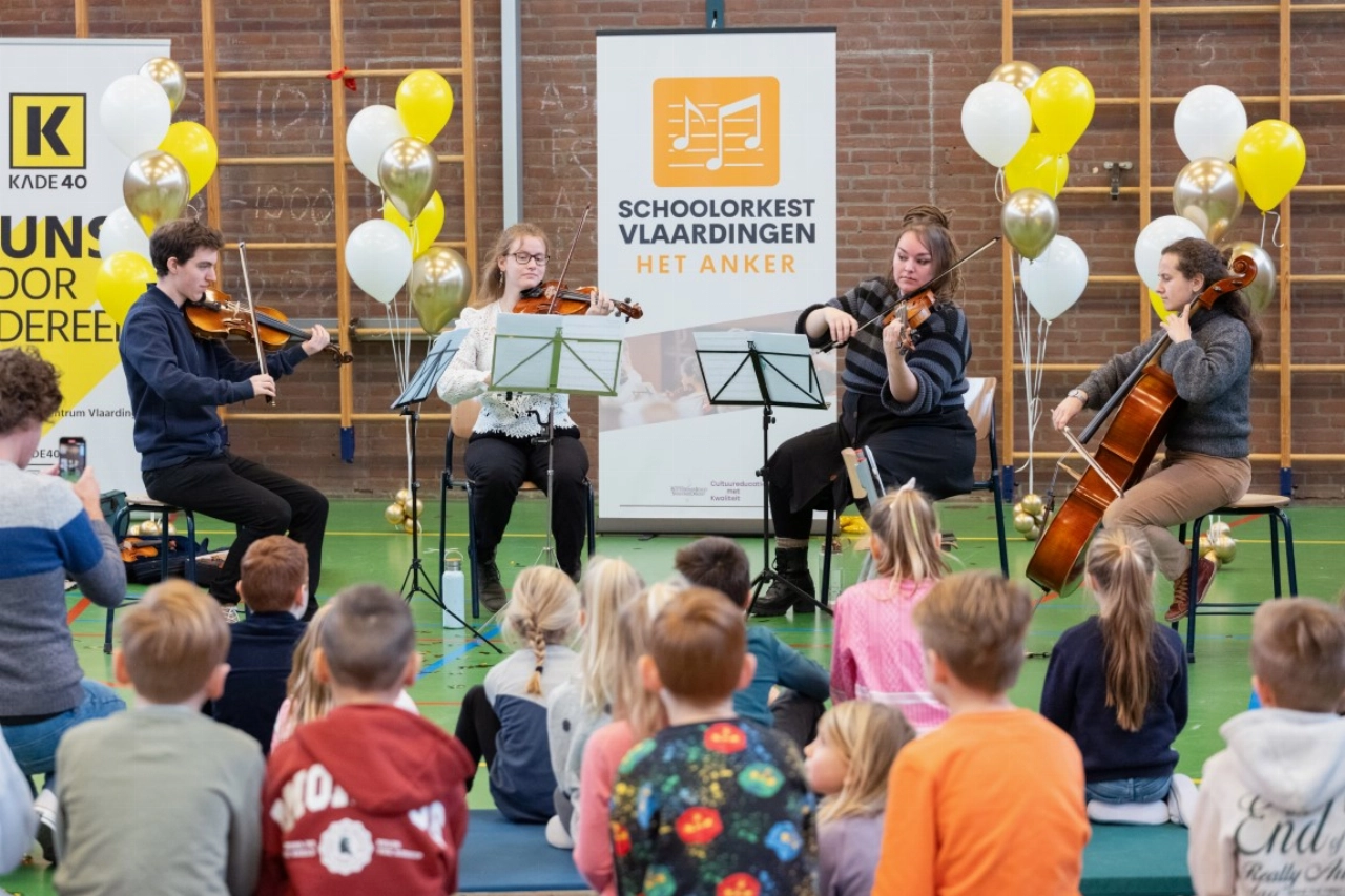 KADE40 trapt Schoolorkest het Anker af